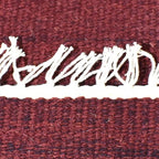 Rugsotic Carpets Hand Woven Flat Weave Kilim Wool ECO-Friendly Area Rugs - 9'x12', Rectangle Shape, Dark Red Color, Solid Plain Design, Low Pile Handmade Rugs for Living Room, Bed Room (D00111)