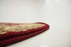Unique Loom Voyage Collection Traditional Oriental Classic Intricate Design Area Rug (6' 0 x 6' 0 Round, Red/Gold)
