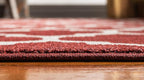 Rugs.com Lattice Collection Rug – 9' x 12' Dark Terracotta Medium Rug Perfect for Living Rooms, Large Dining Rooms, Open Floorplans