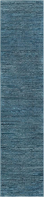 Unique Loom Finsbury Collection Area Rug - Kate (2' 7" x 12' Runner, Blue)