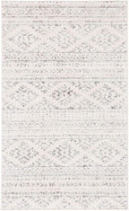 SAFAVIEH Tulum Collection Accent Rug - 2'7" x 4'5", Ivory & Grey, Moroccan Boho Tribal Design, Non-Shedding & Easy to Clean, Ideal for Front Door, Kitchen, Entryway, Accent Space (TUL272A)