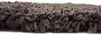 Unique Loom Solid Shag Collection Area Rug (8' Square, Graphite Gray)