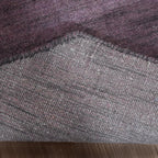 Hand Knotted Loom Wool ECO-Friendly Area Rugs - 10'x10', Octagon, Purple Color, Solid Plain Design, High Pile Handmade Anti Skid Area Rugs for Living Room, Bed Room (L00111)
