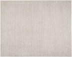 Revival Rugs Stripe 7'10"x10' Washable Area Rug for Living Room Bedroom - 100% Recycled Oeko-TEX Certified, Medium Pile, Taupe