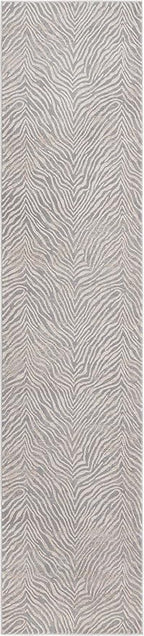 Unique Loom Finsbury Collection Area Rug - Meghan (2' x 9' 10" Runner, Gray and Ivory)