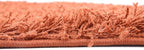 Unique Loom Solid Shag Collection Area Rug (8' Square, Terracotta)