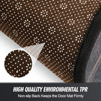 Round Non-Slip Area Rug Washable & Soft for Indoor/Outdoor Use Panda Hot Air Balloon Design Perfect Room Decor for Living Room, Bedroom, Office, Entryway & Bedside