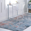 Rugs.com Leipzig Collection Area Rug – 8X10 Multi Low-Pile Rug Perfect for Living Rooms, Large Dining Rooms, Open Floorplans
