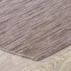 Hand Knotted Loom Wool ECO-Friendly Area Rugs - 8'x8', Octagon Shape, Light Brown Color, Plain Solid, High Pile Thick Handmade Anti Skid Area Rugs for Living Room, Bed Room (L00111)