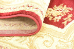Unique Loom Versailles Collection Traditional Classic Floral Motif Area Rug (4' 0 x 6' 0 Rectangular, Burgundy/ Ivory)
