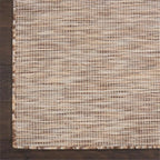 Pemberly Row Contemporary 10' x 14' Beige Fabric Modern Area Rug