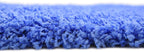 Unique Loom Solid Shag Collection Area Rug (8' Square, Periwinkle Blue)