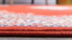 Unique Loom Reza Collection Traditional Persian Style Area Rug, 8 x 10 ft, Terracotta/Ivory