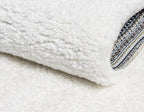 Unique Loom Solo Collection Area Rug - Calabasas (10' x 14' 1" Rectangle, Snow White)