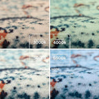 Lahome Bohemian Floral Medallion Runner Rug - 2x6 Hallway Laundry Rug Runner Washable Kitchen Sink Mat Distressed Turkish Non-Slip Soft Bedside Carpet for Doorway Bedroom, Vintage Teal/Multi