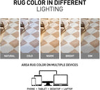 Rugshop Diamond Wave Shag Runner Rug Beige 2' 3" x 12' Great for Long Hallways, Open Entryways, or Galley Kitchens