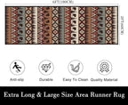 Rustic Cabin Wildlife Long Runner Rug 2x6 Throw Rug,Bear Moose Deer Country,Vintage Area Rug Washable Hallway Rugs Non-Slip Farmhouse Floor Carpet Runner for Bedroom Laundry Room Entrance Door Mat