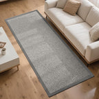Washable Hallway Runner Rug 2x8 Jute Like Kitchen Runner Mat Rugs Non Slip, Woven Soft Entryway Farmhouse Runner Boho Floor Carpet for Indoor Laundry Hall Backdoor Bedroom Living Room, Grey
