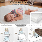 5x7 Cream White Rugs for Living Room Bedroom, Fluffy Large Area Rug Soft Shag Non-Slip Carpet for Kids Boys and Girls Room Dorm Home Decor (5ft x 7ft)