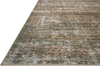 Loloi Amber Lewis Billie Collection, Tobacco & Rust 2'-6" x 9'-6" Area Rug – Antique & Distressed Accent Rugs for Living Room, Bedroom, Entryway & Hallway, No Shed High Traffic Area Home Decor Rug