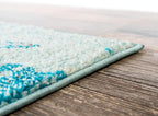 Unique Loom Positano Collection Coastal Modern Fish Light Blue Area Rug (9' x 12')