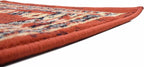 Unique Loom Taftan Collection Border Geometric Tribal Inspired Design Area Rug (2' 2 x 8' 2 Runner, Terracotta/ Ivory)