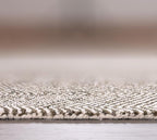 Modern Herringbone Chevron Collection Handcrafted Wool Area Rug - Durable, Zigzag Pattern, for High Traffic, Contemporary Design for Living Room, Bedroom, Dining Room Decor (Dark Olive, 9' round)