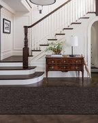 Color&Geometry Door Mat 3'x10' Runner Rug with Rubber Backing, Non Slip Washable Hallway Rug, Carpet Runners for Hallway Living Room Bedroom, Brown (Rolled-up NO Creases)
