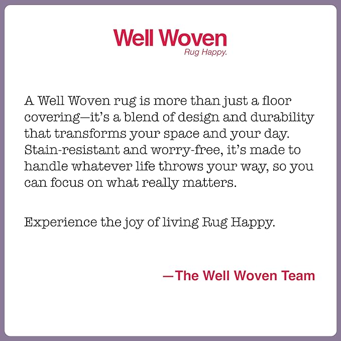 Well Woven Custom Size Hallway & Stair Runner- Harlow Rhodes Taupe 31 Inches Wide x 7 Feet Long Runner (31" x 7') Runner Rug - Contemporary Design, Ultra-Soft, Easy-Clean