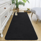 Amearea Modern Soft Hallway Runner Rug, 2x8 Feet Area Rug Runners for Hallways, Washable Runner Rugs, Non Slip Memory Foam Rug Black Runner Rugs Carpet for Entrance Kitchen Kids Room Decor