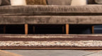 Unique Loom Reza Collection Traditional Persian Style Area Rug, 2 ft 2 in x 8 ft 2 in, Brown/Ivory