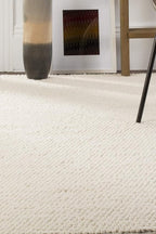 SAFAVIEH Natura Collection Runner Rug - 2'3" x 16', Ivory, Handmade Wool Blend, Textured Design, Ideal for Hallway, Bedroom, Foyer (NAT620A)