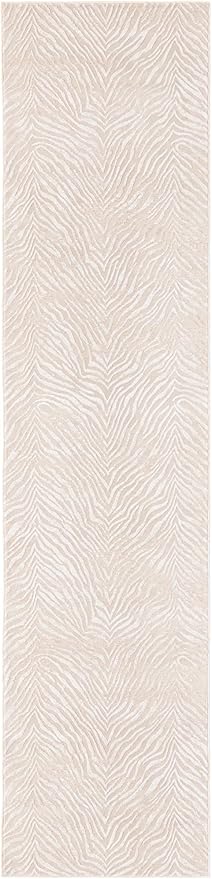 Unique Loom Finsbury Collection Area Rug - Meghan (2' 7" x 12' 2" Runner, Ivory Beige)