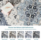 Dripex Vintage Washable Area Rug - 2x4 Indoor Door Mat Oriental Medallion Accent Throw Rug Distressed Foldable Non-Slip Low-Pile Bathroom Kitchen Rug for Entryway Laundry Room Living Room Bedroom
