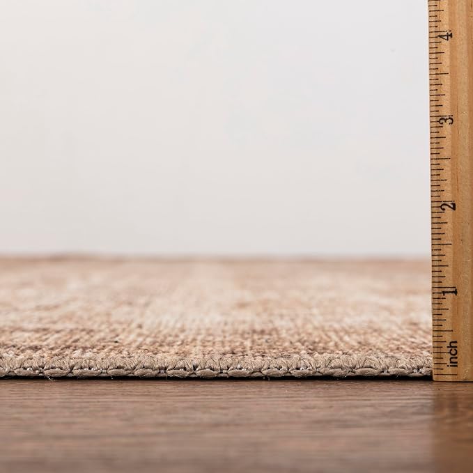 Keen Home Design 2x10 Rug - Machine Washable Runner Rug with Non-Slip Backing, Ideal for Hallway, Entryway, Kitchen, Laundry Room - Vintage, Easy Clean, Durable, Low Pile - (2'6" x 10')