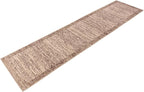 Rugs.com Angelica Collection Rug – 8 Ft Runner Beige Medium-Pile Rug Perfect for Hallways, Entryways
