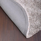 Rugsotic Carpets Hand Woven Flat Weave Kilim Wool ECO-Friendly Area Rugs - 10'x10', Square Shape, Olive Color, Solid Plain Design, Low Pile Handmade Area Rugs for Living Room, Bed Room (D00111)