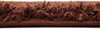 Unique Loom Solid Shag Collection Area Rug (8' Square, Chocolate Brown)