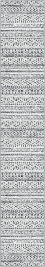 KUTA Long Hallway Runner Rug 2.6x16 Non-Slip Washable, Moroccan Vintage Beige Boho Kitchen Rugs Ultra Soft Distressed Geometric Floor Carpet Runners for Bedroom Laundry Stairway Entryway