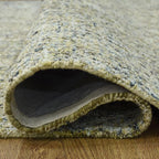 Hand Tufted Wool ECO-Friendly Area Rugs - 5'x8', Rectangle Shape, Light Green, Solid Plain Design, High Pile Handmade Anti Skid Area Rugs for Living Room, Bed Room (KWC111)