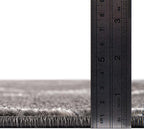 Unique Loom Trellis Frieze Collection Area Rug - Geometric (8' x 11', Dark Gray/ Ivory)