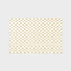EVERGRACE Checkered Plaid Area Rug 6x9, Soft Faux Wool Rugs Washable Anti Slip Rugs Large Rug Carpet for Entryway Bedroom Living Room Hallway Kitchen Dining Room and Laundry Room, Beige