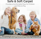 Hallway Runner Rug 2x8ft Kitchen Runner Rug Non Slip Washable Runner Rugs, Thick Faux Wool Carpet Runner Rugs with Rubber Backing for Hallway, Kitchen, Entryway, Living Room, Bedroom, Laundry