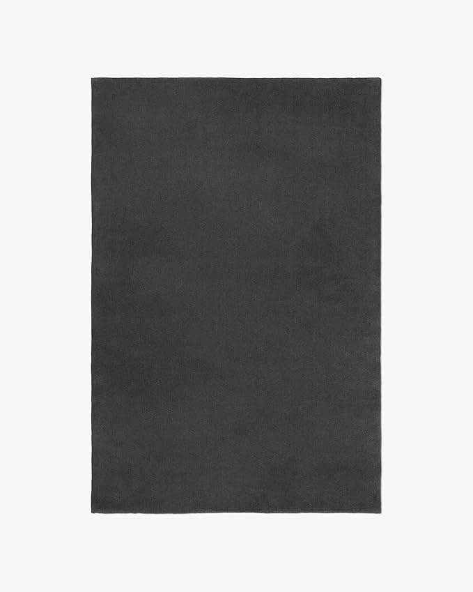 Hand-Tufted Wool Rectangle Area Rug – Soft Premium Wool Carpet for Living Room, Bedroom & Home Décor – 8X11 ft| Pencil Grey – Durable, Non-Slip Backing, Handcrafted Rug