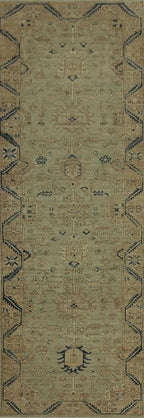 Transitional Collection 11' 7'' X 3' 0'' Runner Rug Rug, All-Over 100% Wool Carpet for Home Décor, Foyer and Hallway