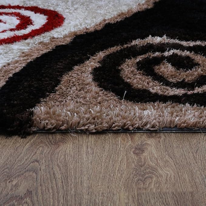Rugsotic Carpets Hand Woven Flat Weave Kilim Wool ECO-Friendly Area Rugs - 5'x8', Rectangle Shape, Silver Color, Solid Plain Design, Low Pile Handmade Rugs for Living Room, Bed Room (D00111)