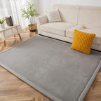 MAXYOYO Baby Play Mat, 1.2" Thick Memory Foam Soft Padded Carpet with Non-Slip Backing, 3x5 ft Japanese Tatami Rug Living Room for Kids, Toddler, Children, Nusery(Grey)