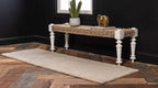 Unique Loom Solo Collection Area Rug - Calabasas (2' 2" x 13' Runner, Ivory)