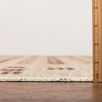 Keen Home Design 6x9 Rug - Machine Washable Area Rug with Non-Slip Backing, Ideal for Living Room, Dining Room, Bedroom - Vintage, Easy Clean, Durable, Low Pile - (6' x 9')