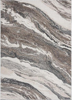 LUXE WEAVERS Lagos Collection 7983 Grey 2x7 Art Deco Area Rug